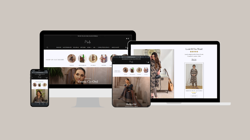 Shop Manto - Shopify Store Project by MaskedEcom